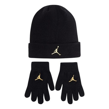 Jordan Kinder Metall Jumpman Jugend Mütze und Handschuhe Set