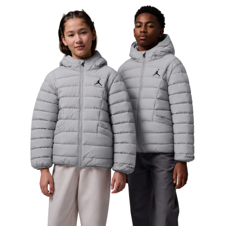Jordan Kids Midweight Active Puffer Jacket "Light Smoke Gray"