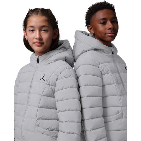 Jordan Kids Midweight Active Puffer Jacket "Light Smoke Gray"