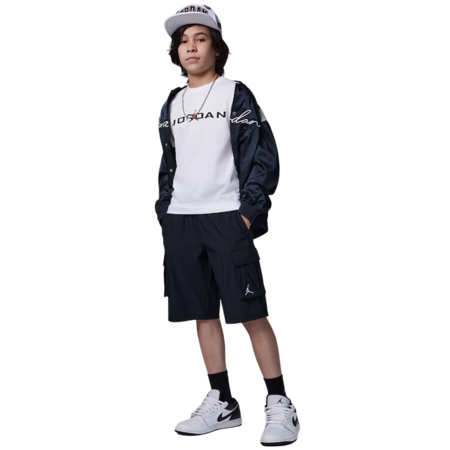 Jordan Kids MJ Air Strech SS Crew Tee "White"