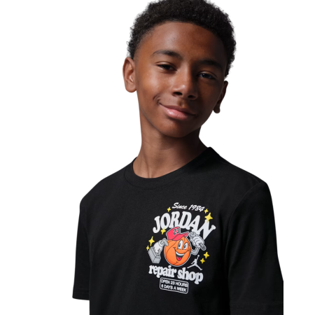 Jordan Kids MJ's Repair Shop T-shirt "Black"