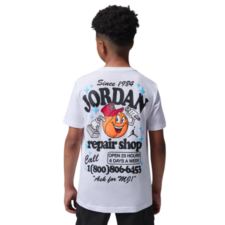 Jordan Kids MJ's Repair Shop T-shirt "White"