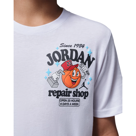 Jordan Kids MJ's Repair Shop T-shirt "White"
