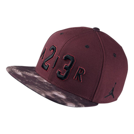 Jordan Seasonal Print Snapback (681/Nachtmaroon/schwarz)