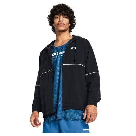 UA Herren Zone gewebte Jacke "Schwarz"