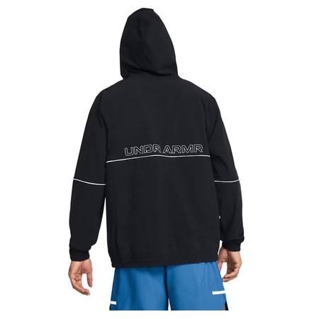 UA Herren Zone gewebte Jacke "Schwarz"