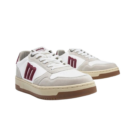 Mustang Sneakers Alpha "Off white-Bordeaux"