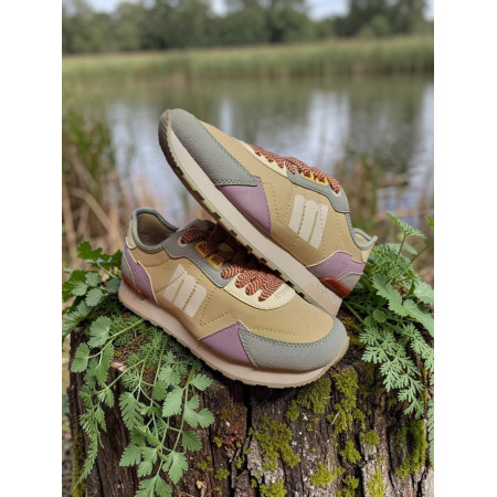 Mustang Sneakers Joggo "Beige Plity Azul"