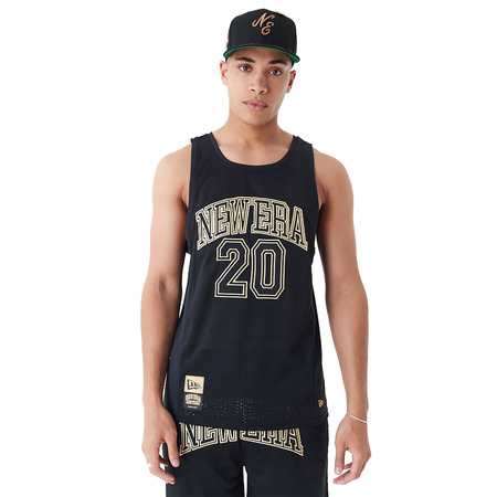 Neu Era Arch Logo Mesh Tank Top "Schwarz"