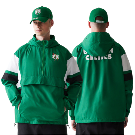 New Era Boston Celtics H1 Quarter-ZIP 2984 Anorak Windbreaker