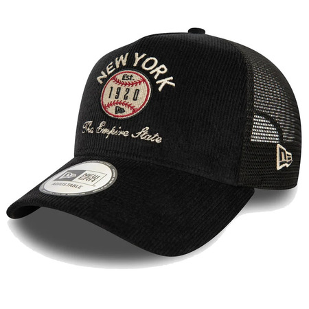 Neu Era Cord Graphic 9FORTY A-Frame Trucker Cap "Schwarz"
