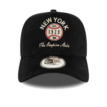 Neu Era Cord Graphic 9FORTY A-Frame Trucker Cap "Schwarz"
