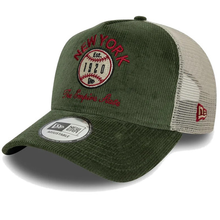 Neu Era Cord Graphic 9FORTY A-Frame Trucker Cap "Dark Green"