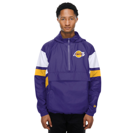 New Era LA Lakers H1 Quarter-ZIP 2984 Anorak Windbreaker