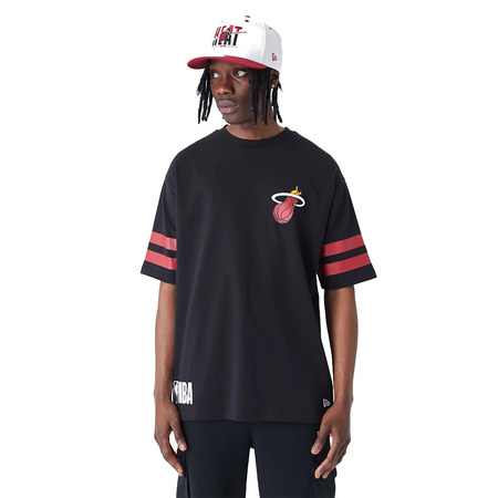 Die neue Ära Miami Heat Arch Graphic Oversized T-Shirt