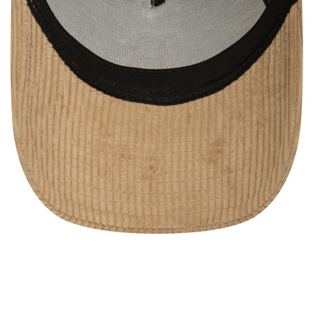 Neu Era MLB Boston Red Sox Cord 9FORTY E-Frame Verstellbarer Trucker Cap "Beige"