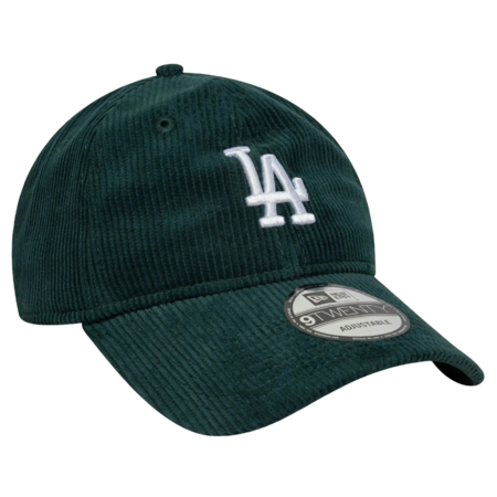 New Era MLB LA Dodgers Cord 9TWENTY Adjustable Cap "Dark Green"