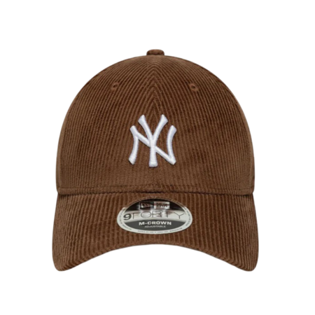 New Era MLB NY Yankees Cord 9FORTY M-Crown Adjustable Cap "Brown"