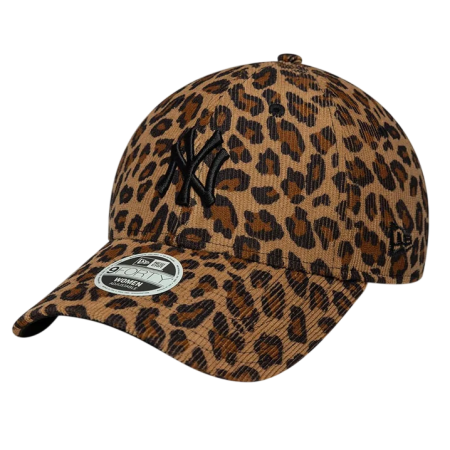 New Era MLB NY Yankees Wns Leopard Cord 9FORTY Adjustable Cap