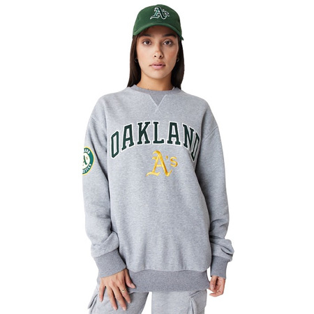 Neu Era MLB Oakland Athletik Großes Logo Crew Neck Sweatshirt