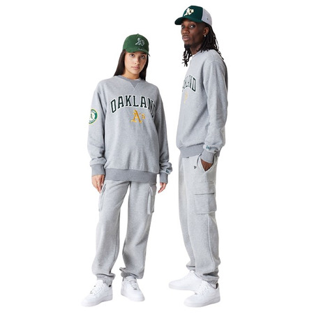 Neu Era MLB Oakland Athletik Großes Logo Crew Neck Sweatshirt