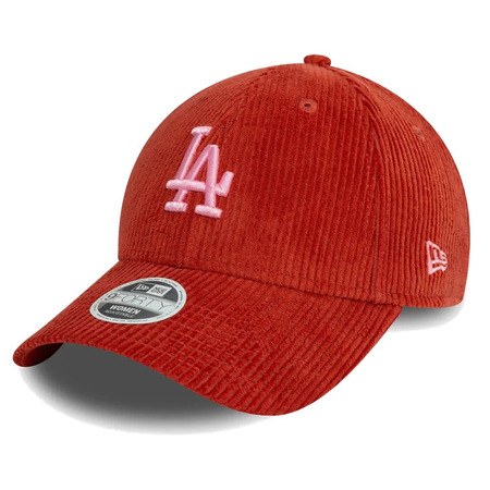 Neu Era MLB Frau LA Dodgers Cord 9FORTY Einstellbare Kappe "Red"