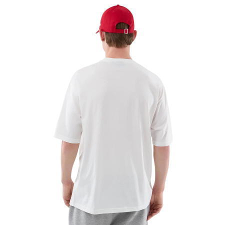 New Era NBA BB Chicago Bulls Script Graphic Oversized T-Shirt "White "
