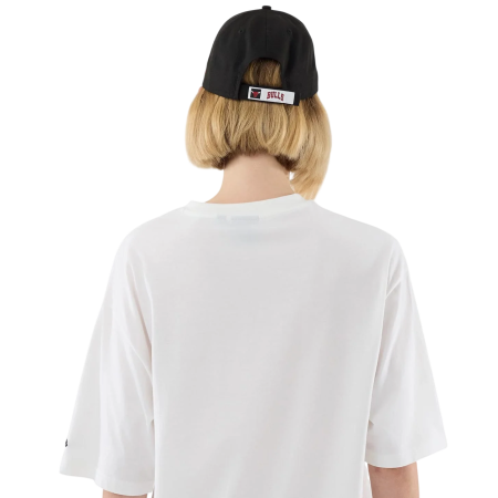 New Era NBA BB Chicago Bulls Script Graphic Oversized T-Shirt "White "