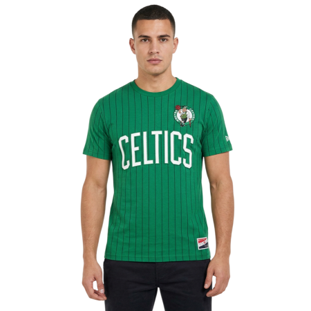 New Era NBA Boston Celtics H1 Pinstriped SS Tee