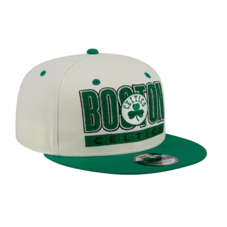 New Era NBA Boston Celtics Stacked Chrome 9Fifty Snapback