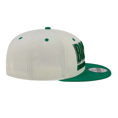 New Era NBA Boston Celtics Stacked Chrome 9Fifty Snapback