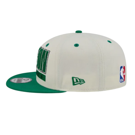 New Era NBA Boston Celtics Stacked Chrome 9Fifty Snapback