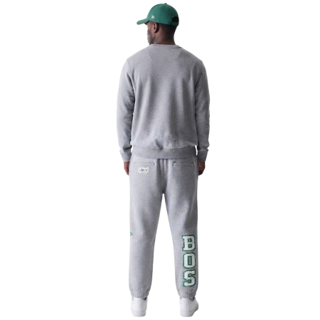New Era NBA Boston Celtics Varsity Crew Neck Sweatshirt "Heather Gray"