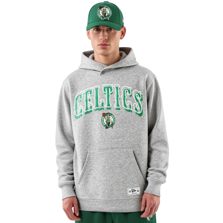 New Era NBA Boston Celtics Varsity Pollover Hoodie "Heather Gray"