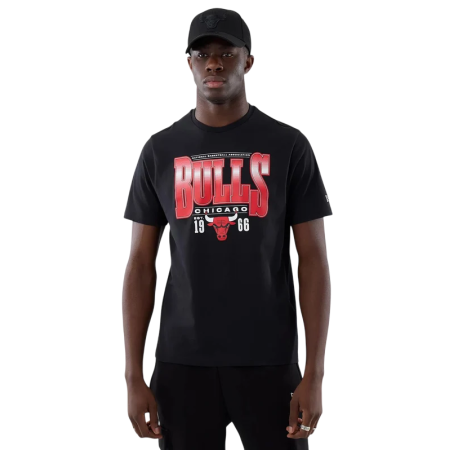 New Era NBA Chicago Bulls Arch Graphic Regular Tee "Black"