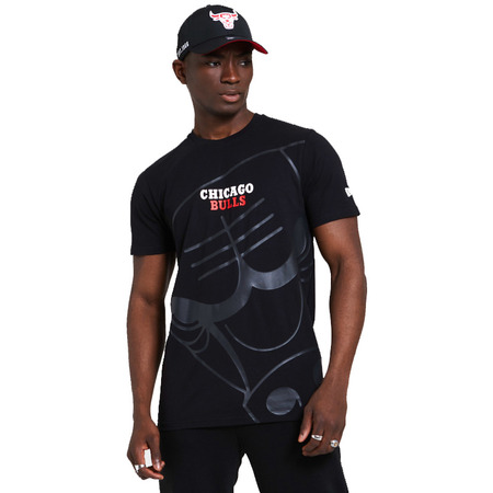 New Era NBA Chicago Bulls Big Logo T-Shirt