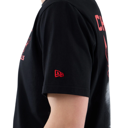 New Era NBA Chicago Bulls Court Graphic Regular Tee "Black"