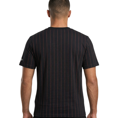 New Era NBA Chicago Bulls Throwback H1 Pinstriped SS Tee