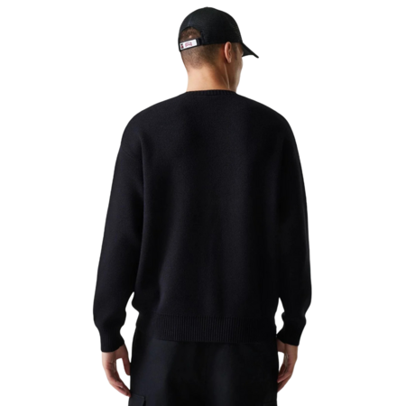 New Era NBA Chicago Bulls Knit Oversized Sweater "Black"