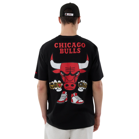 New Era NBA Chicago Bulls Lif Graphic SS Tee