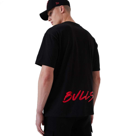 Neue Ära NBA Chicago Bulls Metallic Tee "Black-Red"