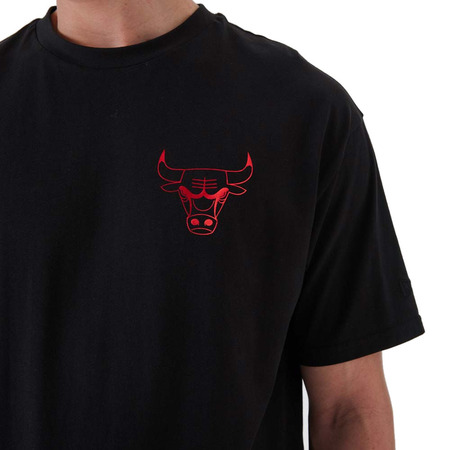 Neue Ära NBA Chicago Bulls Metallic Tee "Black-Red"