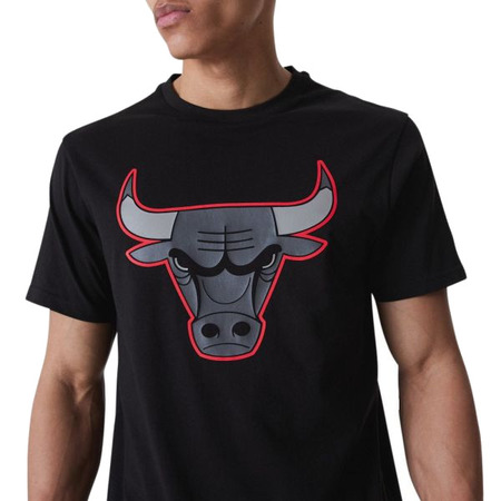 Neue Ära NBA Chicago Bulls Outline Tee "Schwarz"