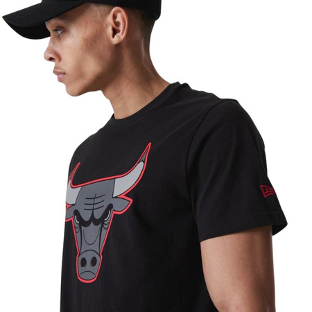 Neue Ära NBA Chicago Bulls Outline Tee "Schwarz"