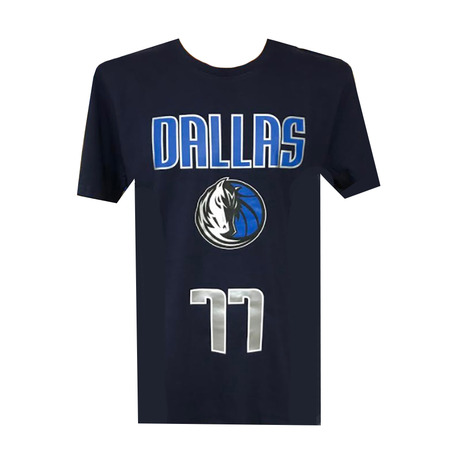 New Era NBA Dallas Mavericks Logo Tee # 77 Dončić #