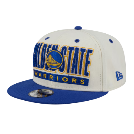 New Era NBA Golden State Warriors Stacked Chrome 9Fifty Snapback