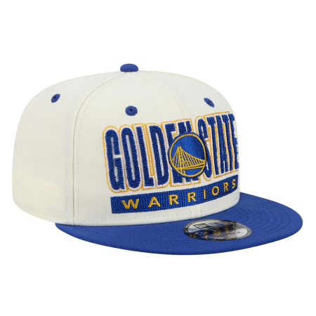New Era NBA Golden State Warriors Stacked Chrome 9Fifty Snapback