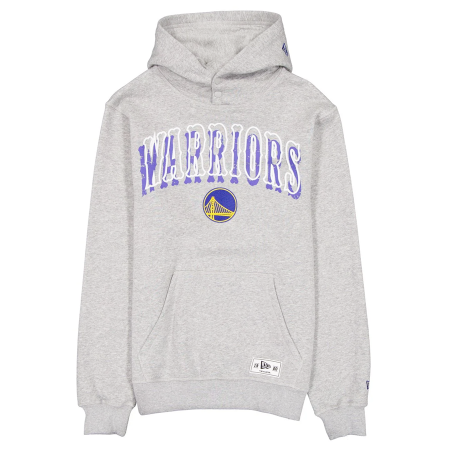 New Era NBA Golden State Warriors Varsity Pollover Hoodie "Heather Gray"