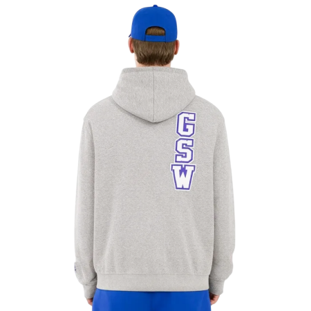 New Era NBA Golden State Warriors Varsity Pollover Hoodie "Heather Gray"