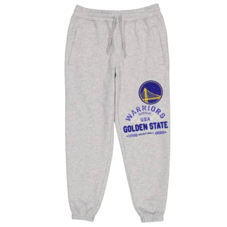 New Era NBA Golden State Warriors Varsity Sweatpant "Heather Gray"